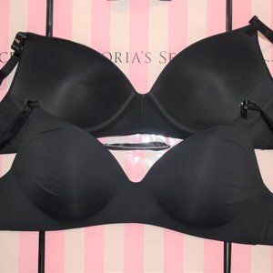 Black Victoria's Secret 36D Wireless Bra NWT - Black